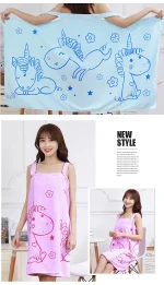 Cartton Unicorn Fiber Bath Towels/বাথ টাওয়াল - Image 5