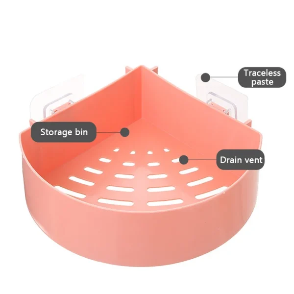 Bathroom Corner Shelf/বাথরুমের কোণার সেলফ - Image 2