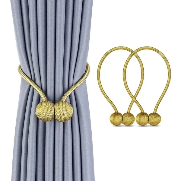 Podda Belt /2Pc Magnetic Curtain Tieback High Quality Clip Curtains Buckle Holder Curtain Magnetic Belt - Image 10