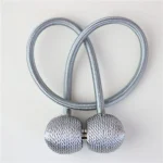 Podda Belt /2Pc Magnetic Curtain Tieback High Quality Clip Curtains Buckle Holder Curtain Magnetic Belt - Image 3