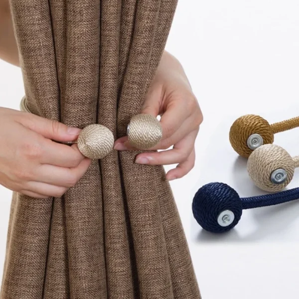Podda Belt /2Pc Magnetic Curtain Tieback High Quality Clip Curtains Buckle Holder Curtain Magnetic Belt - Image 7