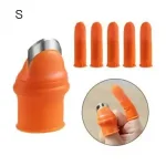 6 pcs Thumb Knife Finger Protector Metal Fingernail Vegetable Cutter Harvesting Knife Plant Blade Scissors Cutting Glove Kits - Image 2