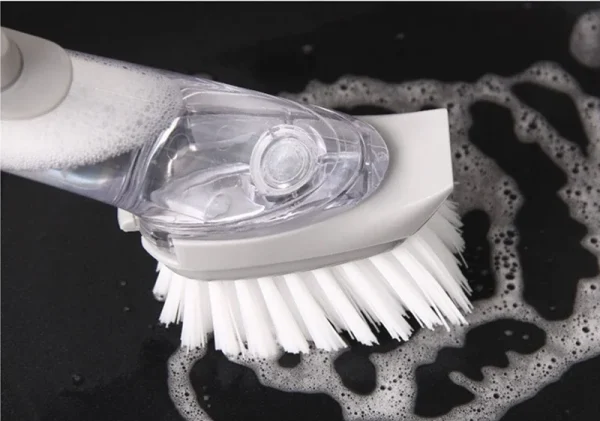 Long Handle Pan Cleaning Brush/প্যান পরিষ্কার করার ব্রাশ - Image 4
