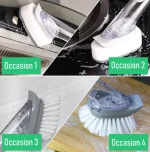 Long Handle Pan Cleaning Brush/প্যান পরিষ্কার করার ব্রাশ - Image 5