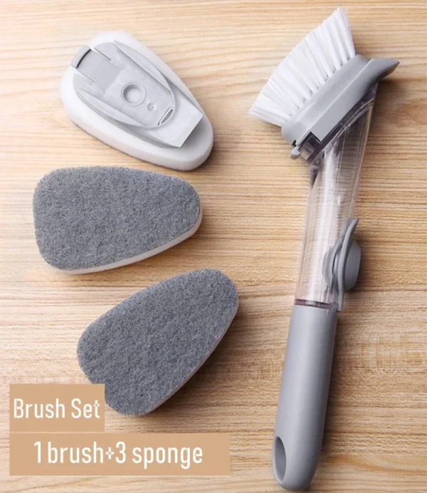 Long Handle Pan Cleaning Brush/প্যান পরিষ্কার করার ব্রাশ - Image 7
