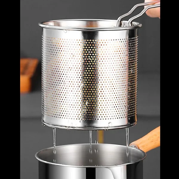 Fryer Oil Saving Deep Pot