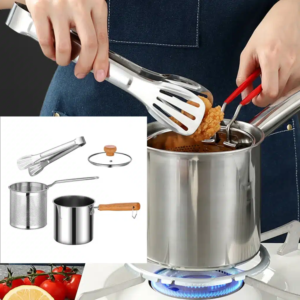 Fryer Oil Saving Deep Pot