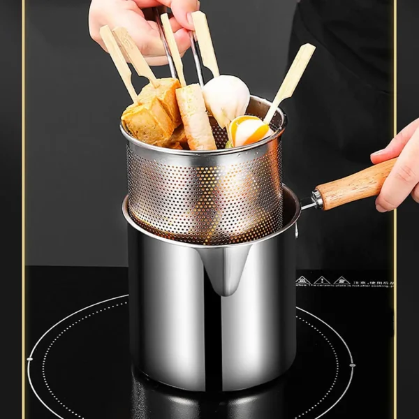 Fryer Oil Saving Deep Pot