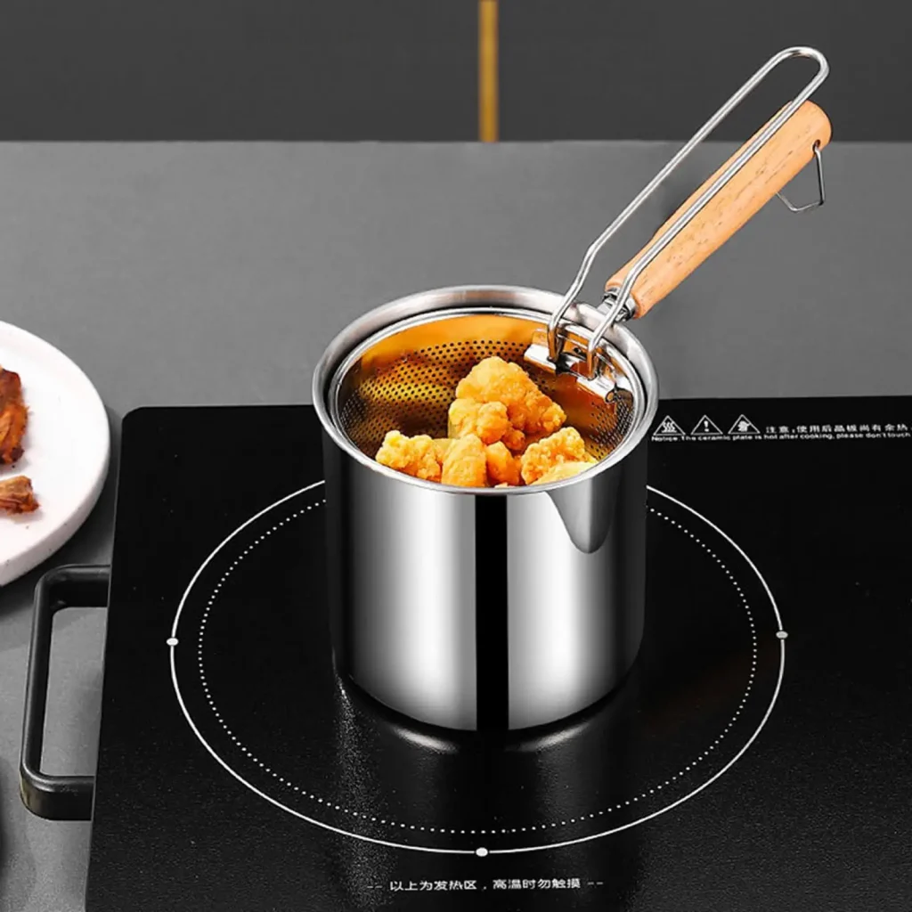 Fryer Oil Saving Deep Pot